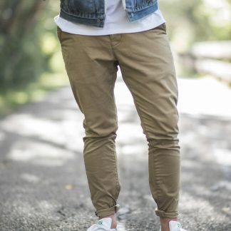 Lenna Men's Straight Fit Chino Pants — Cotton Twill